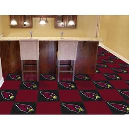 Click here to learn more about the Arizona Cardinals Carpet Tiles 18"x18" tiles.
