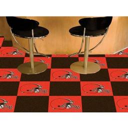 Click here to learn more about the Cleveland Browns Carpet Tiles 18"x18" tiles.