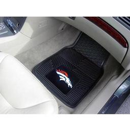 Click here to learn more about the Denver Broncos Heavy Duty 2-Piece Vinyl Car Mats 17"x27".