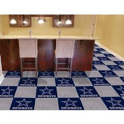 Click here to learn more about the Dallas Cowboys Carpet Tiles 18"x18" tiles.