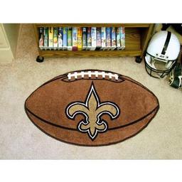 Click here to learn more about the New Orleans Saints Football Rug 20.5"x32.5".
