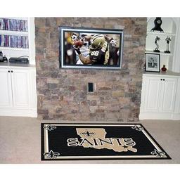 Click here to learn more about the New Orleans Saints Rug 4''x6''.