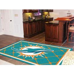 Click here to learn more about the Miami Dolphins Rug 5''x8''.