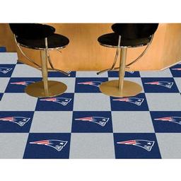 Click here to learn more about the New England Patriots Carpet Tiles 18"x18" tiles.