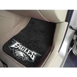 Click here to learn more about the Philadelphia Eagles 2-piece Carpeted Car Mats 17"x27".