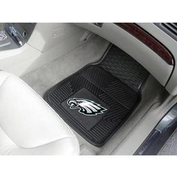 Click here to learn more about the Philadelphia Eagles Heavy Duty 2-Piece Vinyl Car Mats 17"x27".