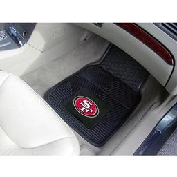 Click here to learn more about the San Francisco 49ers Heavy Duty 2-Piece Vinyl Car Mats 17"x27".