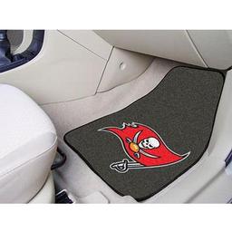 Click here to learn more about the Tampa Bay Buccaneers 2-piece Carpeted Car Mats 17"x27".