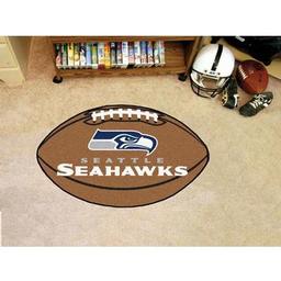 Click here to learn more about the Seattle Seahawks Football Rug 20.5"x32.5".