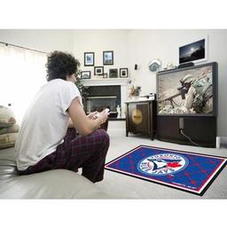 Click here to learn more about the Toronto Blue Jays Rug 4''x6''.