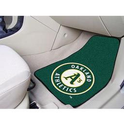 Click here to learn more about the Oakland Athletics 2-piece Carpeted Car Mats 17"x27".