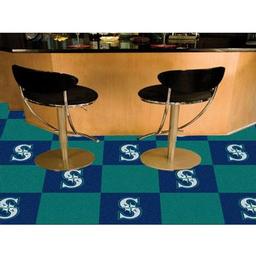 Click here to learn more about the Seattle Mariners Carpet Tiles 18"x18" tiles.
