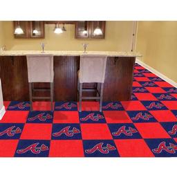 Click here to learn more about the Atlanta Braves Carpet Tiles 18"x18" tiles.
