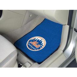 Click here to learn more about the New York Mets 2-piece Carpeted Car Mats 17"x27".
