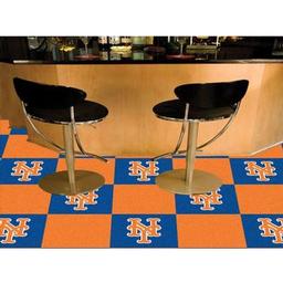 Click here to learn more about the New York Mets Carpet Tiles 18"x18" tiles.