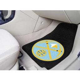 Click here to learn more about the Denver Nuggets 2-piece Carpeted Car Mats 17"x27".
