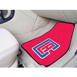 Click here to learn more about the Los Angeles Clippers 2-piece Carpeted Car Mats 17"x27".