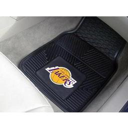 Click here to learn more about the Los Angeles Lakers Heavy Duty 2-Piece Vinyl Car Mats 17"x27".