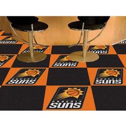 Click here to learn more about the Phoenix Suns Carpet Tiles 18"x18" tiles.