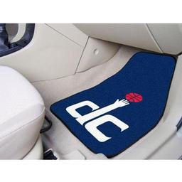 Click here to learn more about the Washington Wizards 2-piece Carpeted Car Mats 17"x27".