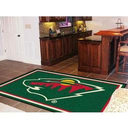Click here to learn more about the Minnesota Wild Rug 5''x8''.