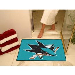 Click here to learn more about the San Jose Sharks All-Star Mat 33.75"x42.5".