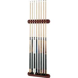 Click here to learn more about the Mahogany 8 Pool Cue Wall Mount Rack.