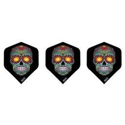 Click here to learn more about the Bottelsen Blue Sugar Skull Tattoo Standard Dart Flight.
